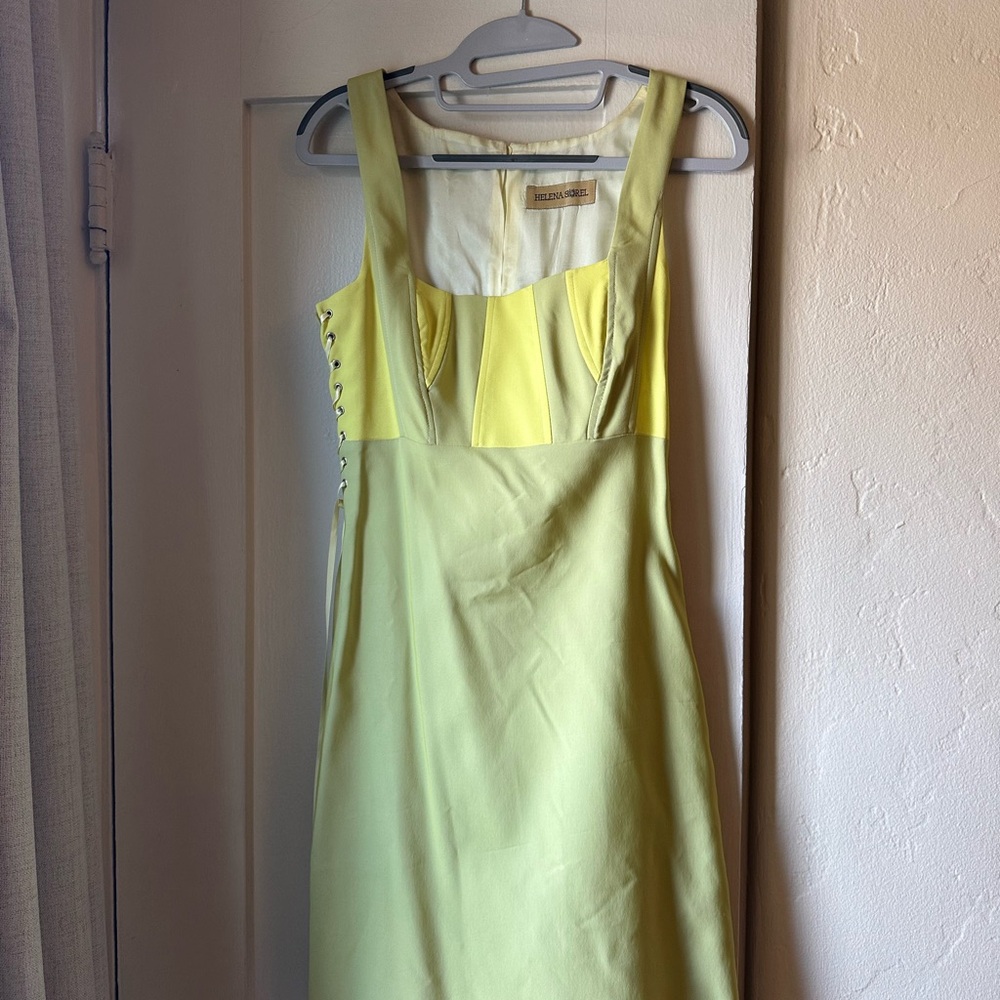 Yellow Mini Dress